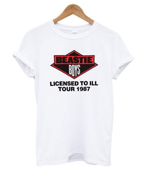 Beastie Boys Licensed To Ill Tour 1987 T Shirt