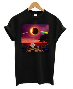 Snoopy and Charlie Brown Pink Floyd Dark Side Of The Moon T Shirt