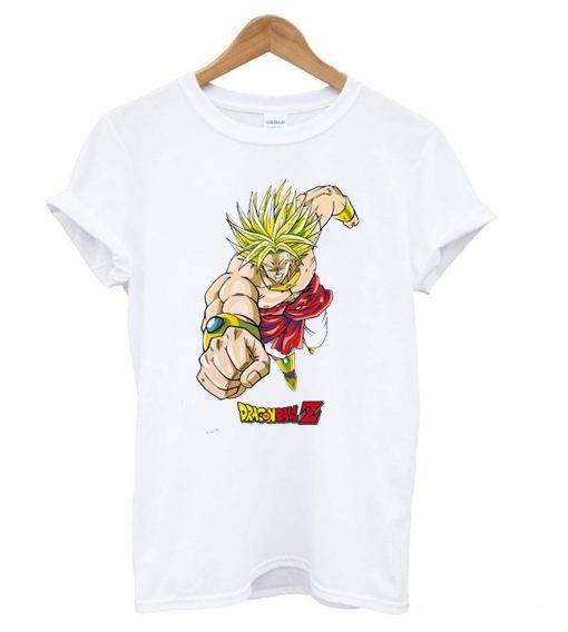 Dragonball Z Broly White T Shirt