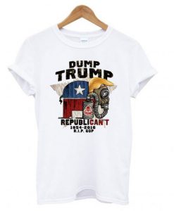 Dump Trump Republican’t Political Cartoon T Shirt