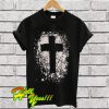 Cross paint T Shirt