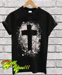 Cross paint T Shirt