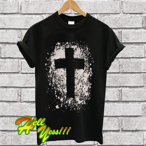 Cross paint T Shirt