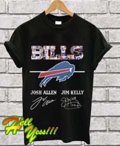 Buffalo Bills Josh Allen and Jim Kelly T Shirt