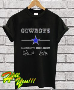 Cowboys Dar Prescott and Azekiel Elliott T Shirt