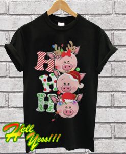 Ho Ho Ho Pig Christmas T Shirt