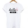 Hello 2019 Wine New Year T Shirt