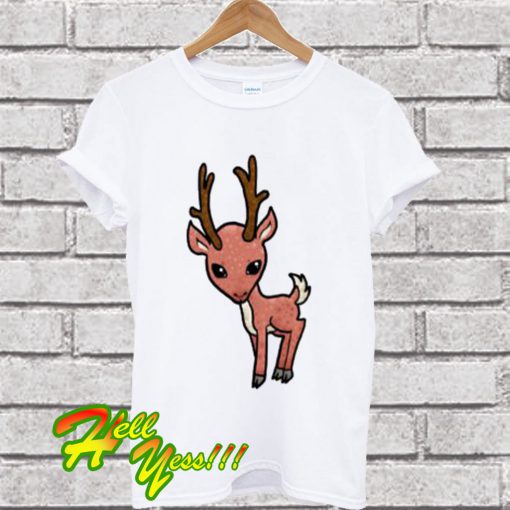 Cartoon Reindeer Baby T Shirt