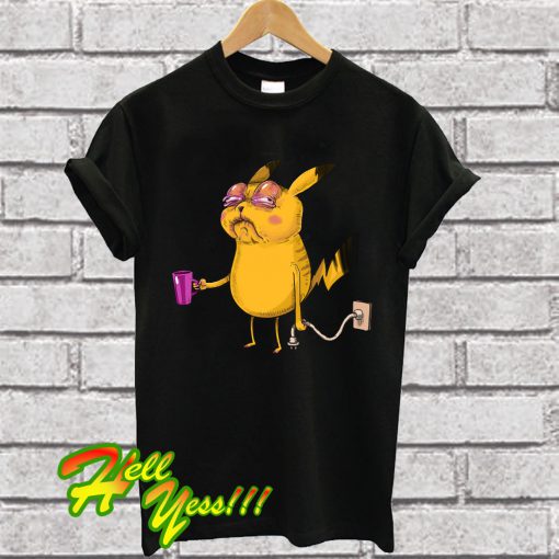 Pikachu before coffee T Shirt