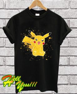 Pikachu splatter T Shirt