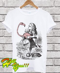 Alice And Flamingo T Shirt