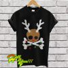 Skull reindeer Jolly Roger T Shirt