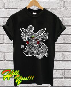Zentangle Pikachu T Shirt