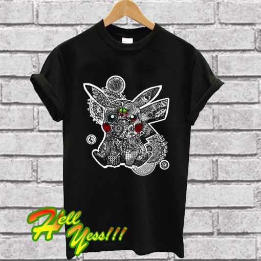 Zentangle Pikachu T Shirt