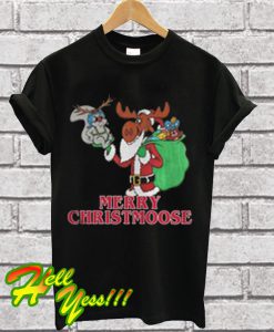 Merry Christmoose Bullwinkle T Shirt