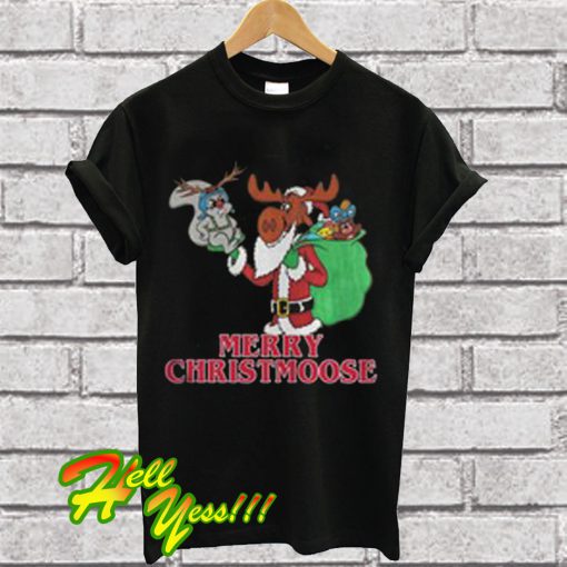 Merry Christmoose Bullwinkle T Shirt