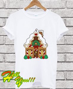 Christmas Gingerbread House T Shirt