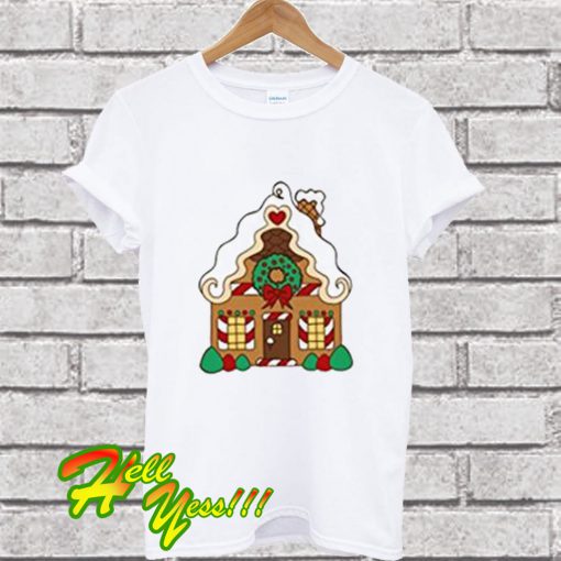 Christmas Gingerbread House T Shirt