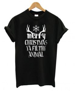 Merry Christmas Ya Filthy Animal Christmas Young T Shirt