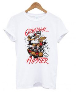 Original Hipster Skateboard T Shirt