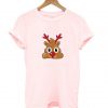 Poop Emoji Reindeer Christmas T Shirt