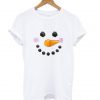 Snow Girl Face Snow Woman Christmas T Shirt