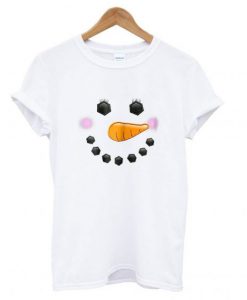 Snow Girl Face Snow Woman Christmas T Shirt