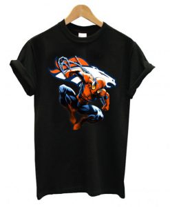 Spiderman Denver Broncos T Shirt