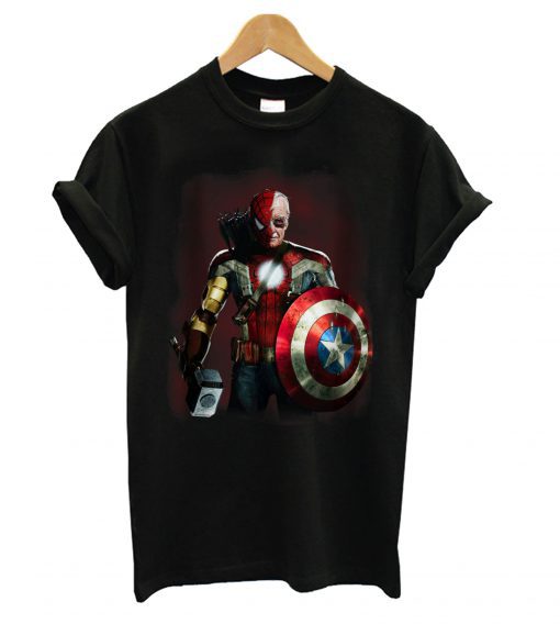 Stan Lee marvel all avengers heroes in one T Shirt
