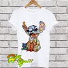 Lilo and Stitch Disney Characters Cross Stitch Pattern T Shirt