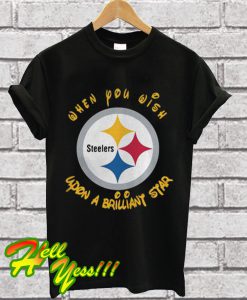 Pittsburgh Steelers when you wish upon a brilliant star T Shirt