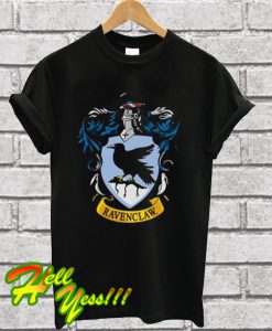 Ravenclaw Color Crest Youth Black T Shirt