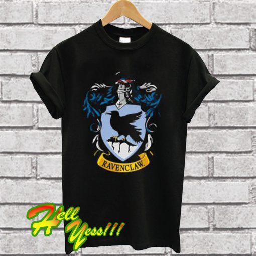 Ravenclaw Color Crest Youth Black T Shirt