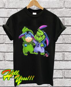 Top Grinch And Eeyore Winnie The Pooh T Shirt