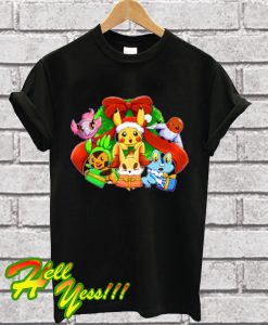 Pokemon Lets Go Christmas T Shirt