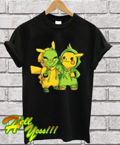 Grinch and Pikachu T Shirt