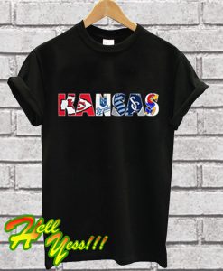 Kansas Sports Teams Logos T Shirt