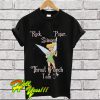 Tinkerbell rock scissors paper throat punch I win T Shirt