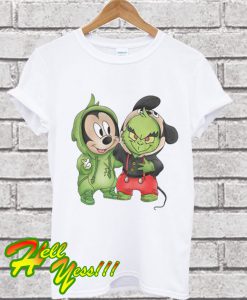 Mickey Mouse and Grinch are best friends T Shirt