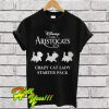 Disney the Aristocats crazy cat lady starter pack T Shirt