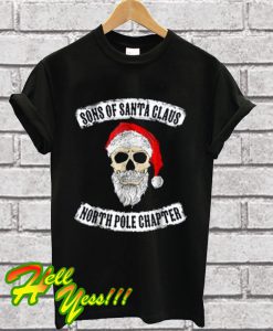 Sons of Santa Claus North Pole Chapter Biker Xmas T Shirt