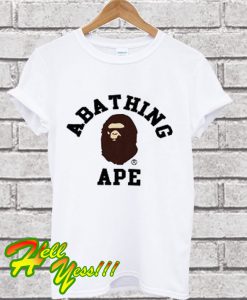 A bathing ape White T Shirt