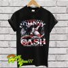 Johnny Cash American Eagle Black T Shirt