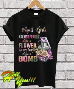 April Girls Birthday T Shirt
