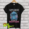 Stitch I'm more confused than a chameleon in a bag of skittles T Shirt