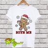 Gingerbread Man Bite Me T Shirt