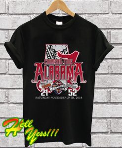 Crimson Alabama Tigers Iron Bowl Saturday November 24th 2018 T Shirt