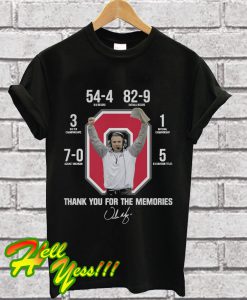 Ohio State Buckeyes thank you for the memories T Shirt