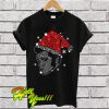 Glitter Rhinestone Christmas Elvis Presley T Shirt