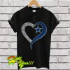 Dallas Cowboys diamond heart T Shirt